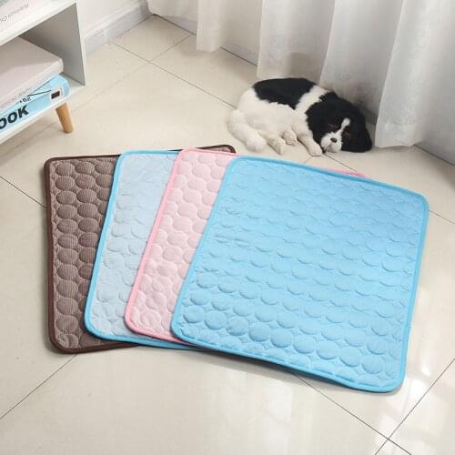 Pet Mat Summer Pet Ice Mat Dog Mat Dog Kennel Pet Ice Silk Mat Cat Cool Mat Cooling Pad for Dogs Pet Beds Pet Mat