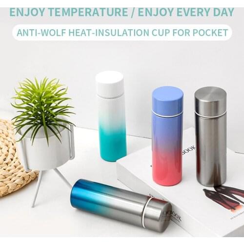 150ml Mini Cute Coffee Vacuum Flasks Thermos Small Capacity Portable Stainless Steel Travel Drink Water Bottle Thermoses