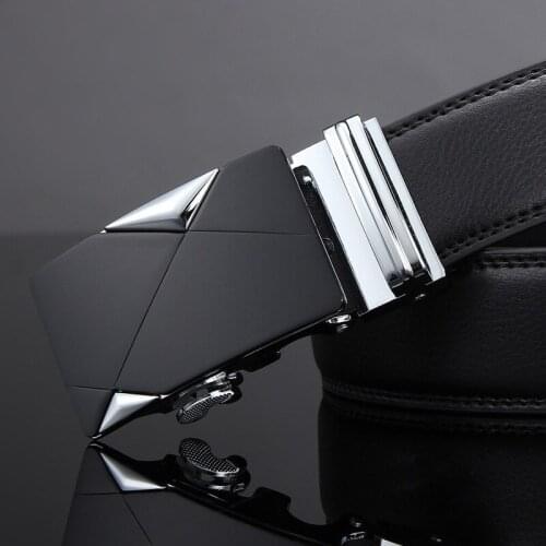 Fashion 2020 Men Belt Luxury Genuine Leather Brand Designer Belts Men High Quality Automatic Buckle Belts for Men Business