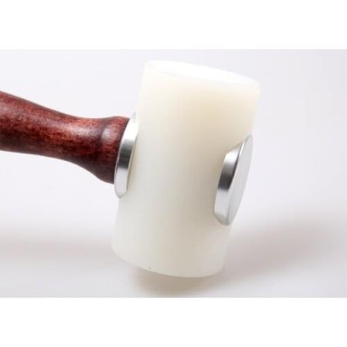 DIY handmade leather art leather installation hammer printing leather carving tools leather carving hammer nylon hammer