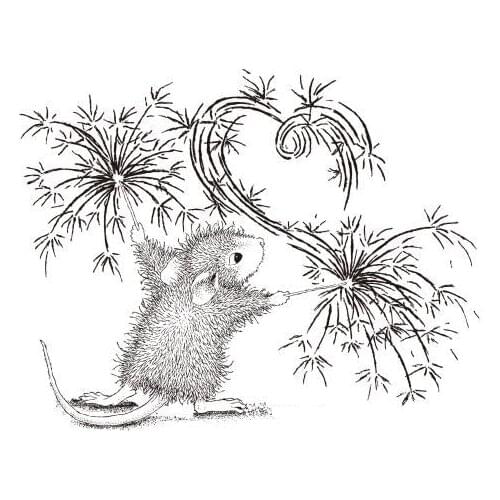 Mouse Transparent Clear Silicone Stamp/Seal for DIY scrapbooking/photo album Decorative clear stamp A7038