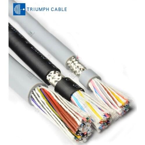 TRIUMPHCABLE/SHENGAPI 10M UL2464 24AWG 2/3/4/5/6/7/8/10 core PVC multi-core shielded cable anti-interference control signal wire