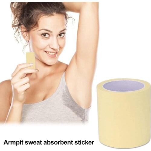 1 Roll Underarm Dress Clothing Armpit Care Sweat Scent Perspiration Pad Absorbing Deodorant Antiperspirant Waterproof Safe