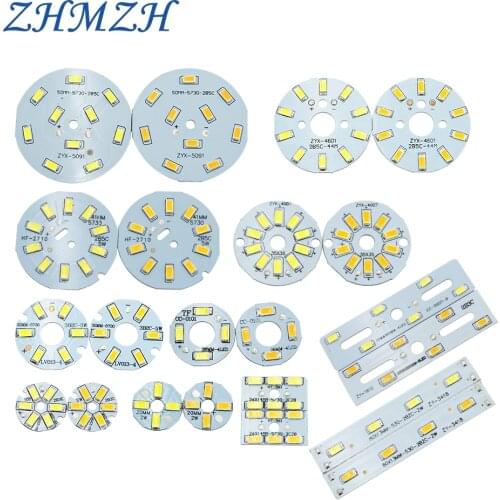 5pcs/lot 2W 3W 5W LED Chip SMD 5730 Constant Current 260mA 280mA Input Light Bead With Aluminum Plate Base For DIY LED Lamp Bulb