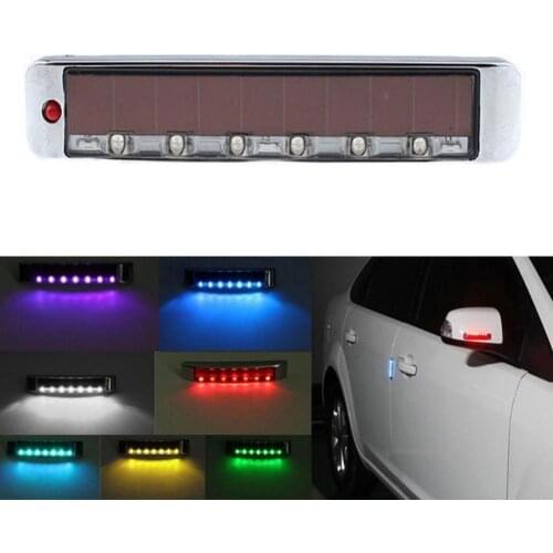 50% Hot Sales!!! Solar Car Door Edge Guard Anti-collision Anti-static LED Strobe Warning Light