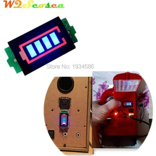 6S 18650 Li-po Li-ion Lithium Battery Capacity Indicator Board Power Level Tester Indicator Display Electricity Meter Module