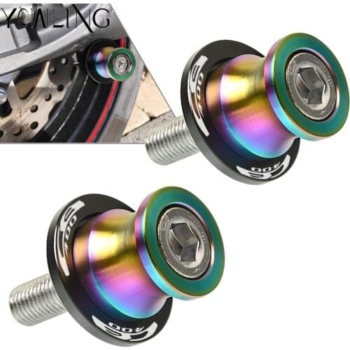 8mm Swingarm Stand Screws Motorcycle Swing Arm Spools Sliders FOR HONDA cb400/CB400SF/CB400VTEC 1992 1993 1994 1995 1996 1997