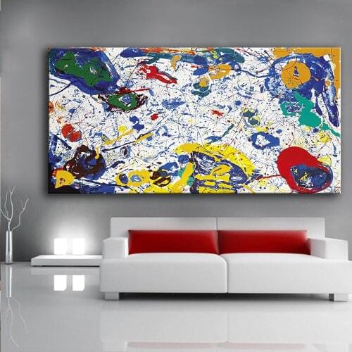 AAHH ABSTRACT Art Meteorite Oil Painting ARTISAN Modern Wall Prints Painting on Canvas No Frame Pictures Decor for Living Room