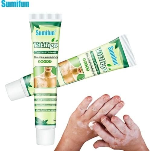 Sumifun 1Pcs Vitiligo Treament Antibacterial Cream Psoriasis Localized Ointment White Spot Cream Mycosis Leukoplakia Plaster