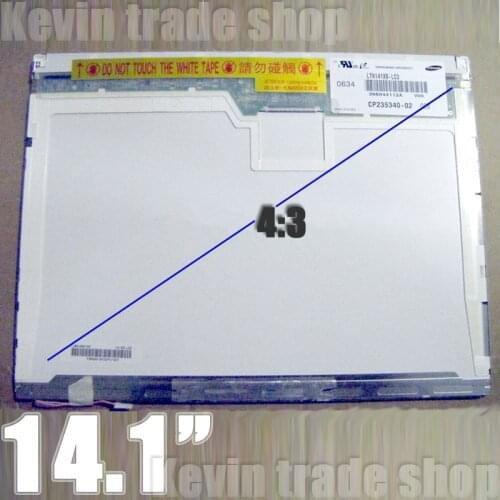 Free shipping LTN141XA-L01 LTN141XB-L02 LTN141XB-L04 B141XG09 V.3 HT14X19-110 B141XG08 30 PIN 14.1" LCD Display Laptop Screen