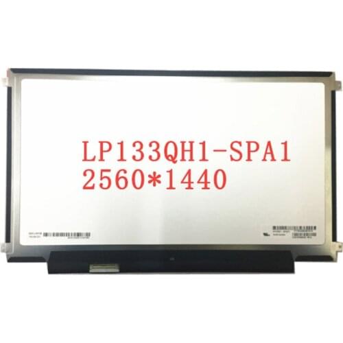 Free Shipping 13.3''inch LP133QH1-SPA1 LP133QH1 SPA1 Laptop Lcd Screen 2560*1440 EDP 40 Pins 2K LED LCD Screen Display