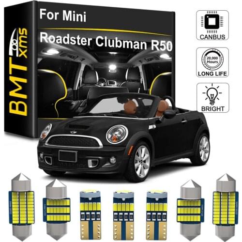 BMTxms For Mini Roadster R59 F60 R60 Cooper R50 R53 R56 F55 F56 R58 F57 R57 R52 Clubman F54 R55 Canbus LED Interior Lamp No Free