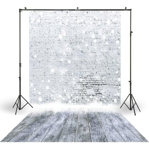 HUAYI Photography Backdrop Newborns Baby Birthday Studio Photo Background Bokeh Glitter Brick Wall Photo Backdrops XT-6223