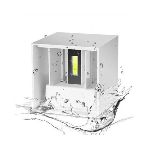 IP65 Waterproof 12W/20W In/outdoor Led Wall Lamp modern Aluminum Adjustable Surface Mounted Square Round Led Garden Porch Light