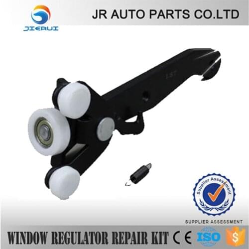 JIERUI FOR VW T5 CAR SLIDING DOOR ROLLER LEFT SIDE BOTTOM ROLLER & ARM GUIDE 7H0843398 F