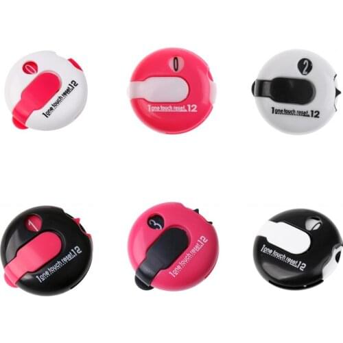 Mini Golf Score Counter Golf Scorer Count Tool Golf Stroke Counter One Touch Reset Golf Accessories for choose Golfer Gift