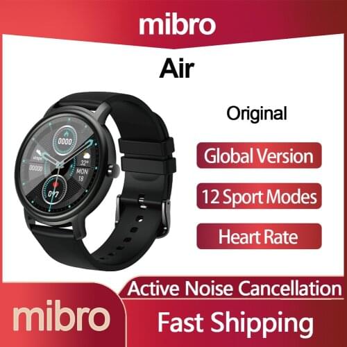 Original Mibro Air Smart Watch Electronics Bluetooth Smartwatch Men Womens Watches Sport Fitness Heart Rate Monitor SmartWatch