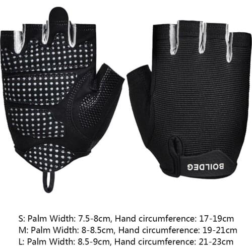 Men Women new Anti-slid Half Finger Cycling Riding Mittens Breathable Unisex Fitness Bicycle Short Gloves