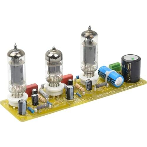 6N1+6P1 Valve Stereo Amplifier Board Vacuum Tube Amplifiers Filament AC Power Supply + 3Pcs Tubes