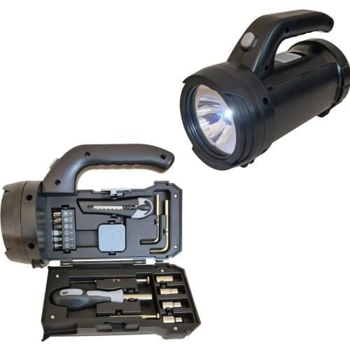 Portable Flashlight Tool Kit Torchlight With Built In Tools Outdoor Home Work Lighting Flashlight Portable Lamp Hardware Tool #1