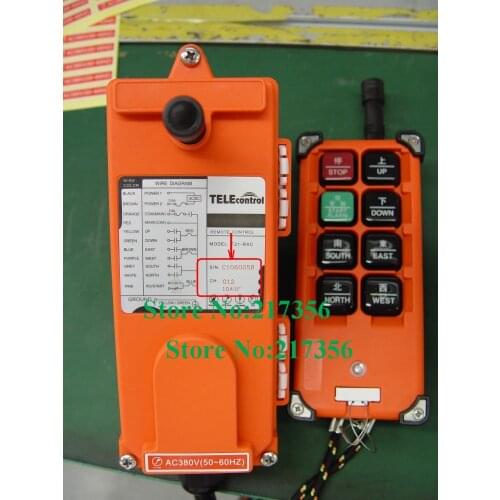 Telecontrol F21-E1B (include 1 transmitter and 1 receiver) crane Remote Control /wireless remote control/Uting remote control