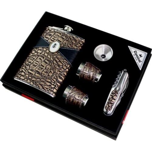 SKY RIVER Flat Gift Flasks