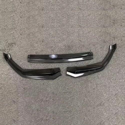 340 Carbon Fiber Front Bumper Lip Chin Spoiler Protector for BMW G20 Sedan G21 Wagon 320 330 340 With M Package 2019 UP