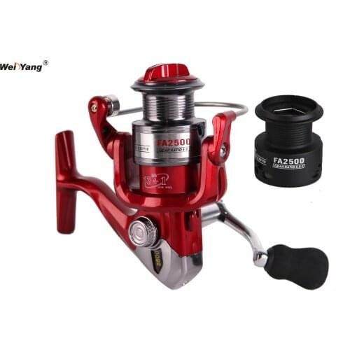 WEI YANG Fat bail and Water Drop Bail Holder Reel, 10+1BB, Ultra-light weight, Super Smooth and Powerful with Strong 10KG Drag