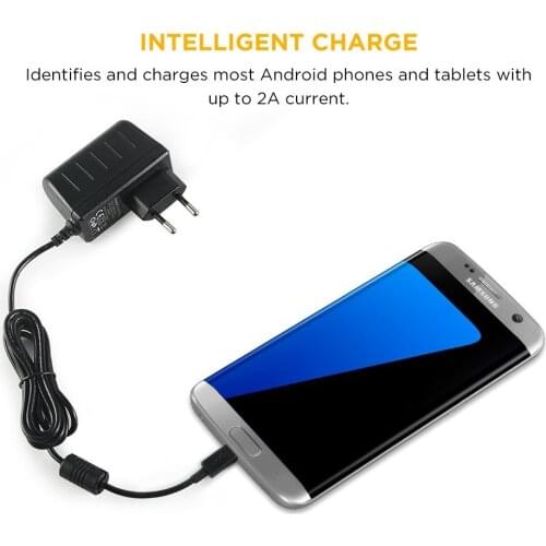 EasyAcc5 V 2A Micro USB Travel Charger Mobile Phone Charger For Samsung Galaxy S6 S6Edge S5 S4 S3, Galaxy Tablet