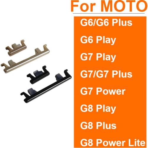 1 Set Volume + Power Side Buttons For Motorola Moto G5 G5S Plus Power Volume Control Switch Side Keypad Replacement Repair Parts