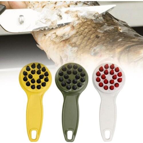 1pc Fish Skin Brush Scraping Fishing Scale Brush Graters Scraper Peeler N2V9 Cleaning Fast Package Scaler Knife Fish Remove A1O1