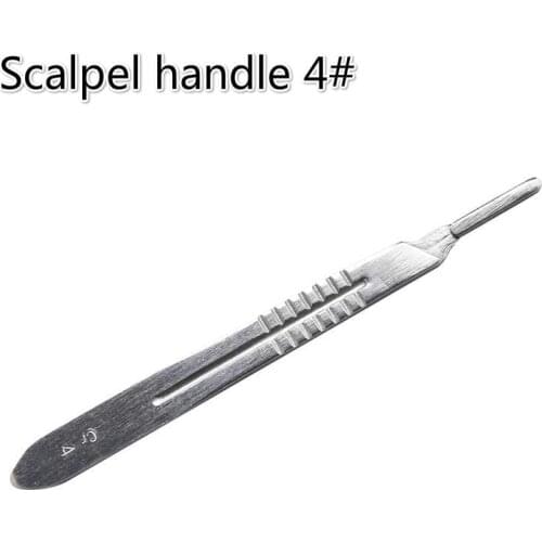 10 pcs 20#--24# 10#15#Stainless Steel Surgical Scalpel Blades , 1pc 4# Handle Scalpel DIY Cutting Tool Animal Surgical Knife