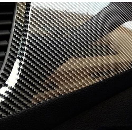 100*30/10cm 5D Carbon Fiber Wrapping Vinyl Film tablet stickers film stickers fiber stickers film styling glossy car stickers