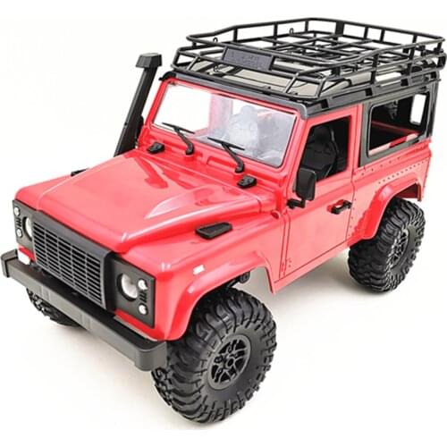 2.4G RC Car With Front Led Lamp Model Truck Toy Alloy Remote Control Four Wheel Drive Off-road Vehicle