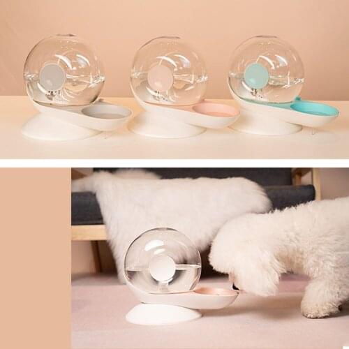 2.8L Snail Shaped Bowl Pet Cat Dog Automatic Water Dispenser Drinking Fountain Bowl Auto Feeder