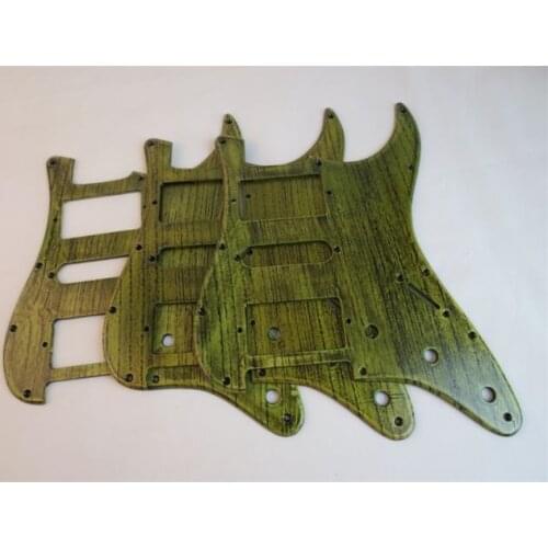 3PCS Best solid Ailanthus wood STRAT GUITAR HSH Pickguard