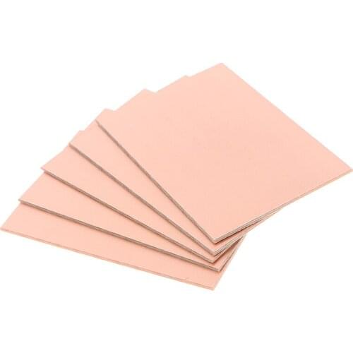 5PCS Single Side Circuit Board Clad Plate Laminate Universal PCB Circuit Board Glass Fiber Reinforced Copper Drop Shipping