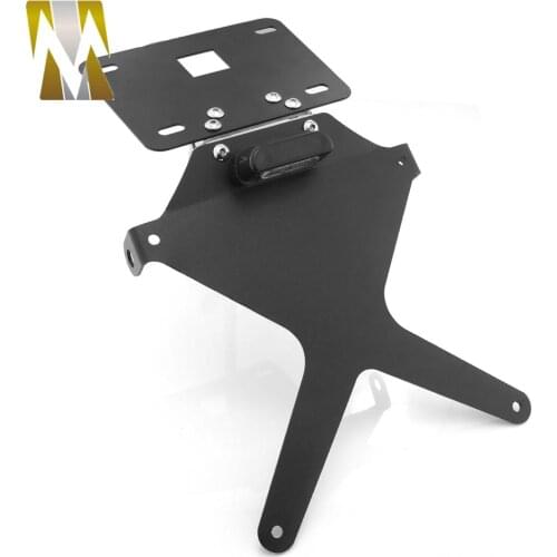 Motorcycle Accessories Adjustable License Number Plate Light Holder Mount Bracket For YAMAHA YZF R3 R25 2014 2015 2016 R 3 R 25