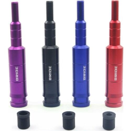 BRIDE Racing Aluminum Gear Shift Knob Extender Adjustable Shifter Lever Extend Fit Universal Vehicle
