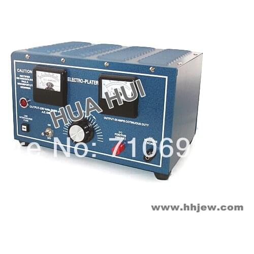 FREE SHIPPING 30A Platinum Silver Gold Plating Machine Jewelry Plater Electroplating Rectifier