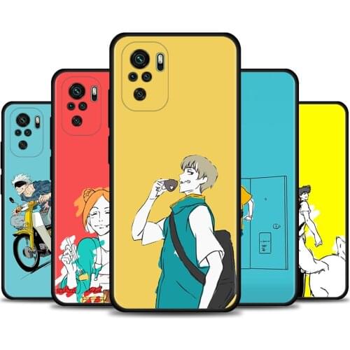 Jujutsu kaisen Cartoon for Xiaomi Redmi Note 8 8T 9 9T 9S 10 Pro 5G Soft Case for Redmi 7 7A 8A 9A 9C 9T TPU Phone Cover