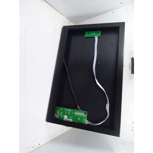 Metal alloy back cover case box +58C Controller board VGA HDMI-compatible DIY kit for B156RW01 15.6" LED LCD 1600x900 panel