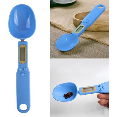 VKTECH Digital Measuring Spoons With Scale For Home Cooking New Kitchen Scale Tools Liquid /Bulk Food LCD Display Volume Scales