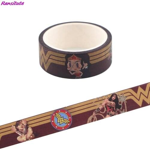 Ransitute R1436 Movie Character Women Decorative Paper Washi Tape DIY Scrapbooking Tapes School Office Supply