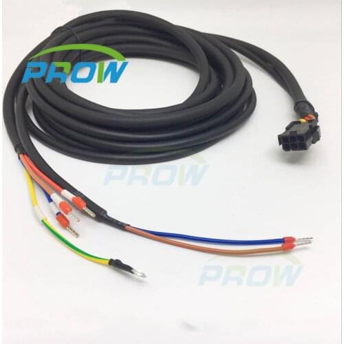 For Delta ASD-ABPW0103 0105 CAPW5105 ASD ABPW0103 cable with break servo motor power ASD 1M 3M 5M 10M