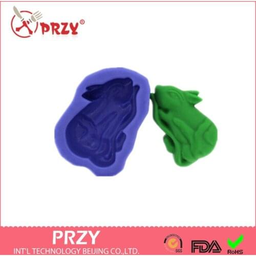 Soap Mold Fondant Cake Decoration Mold High-quality Handmade Soap Mold Rabbit Modelling Silicon Aroma Stone Moulds Lovely PRZY