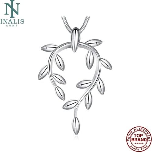 INALIS Vitality Branches Pendant Necklaces For Women Romantic Copper Female Necklace Anniversary Fashion Jewelry New Arrival