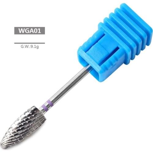 Ceramic Milling Manicure Machine Carbide Nail Drill Bits for UV Gel Removal 1pcs Electric Nail Drill Machine Replacement Head