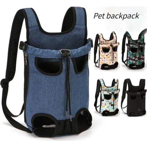 Pet chest bag New Pet bag fold Dog Cat bag canvas Cowboy bag