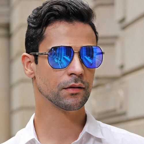 2021 new polarized sunglasses mens fashion big frame sunglasses mens trend outdoor driver driving glasses 8111